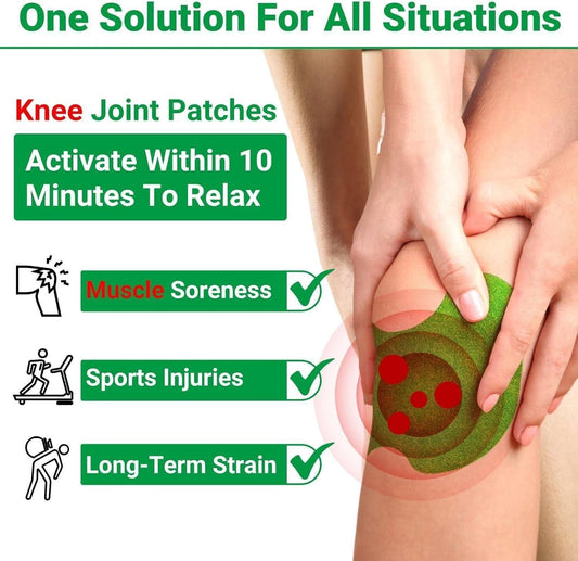 Pain Relief Knee & Body Patches (Pack of 10, 20, 30)